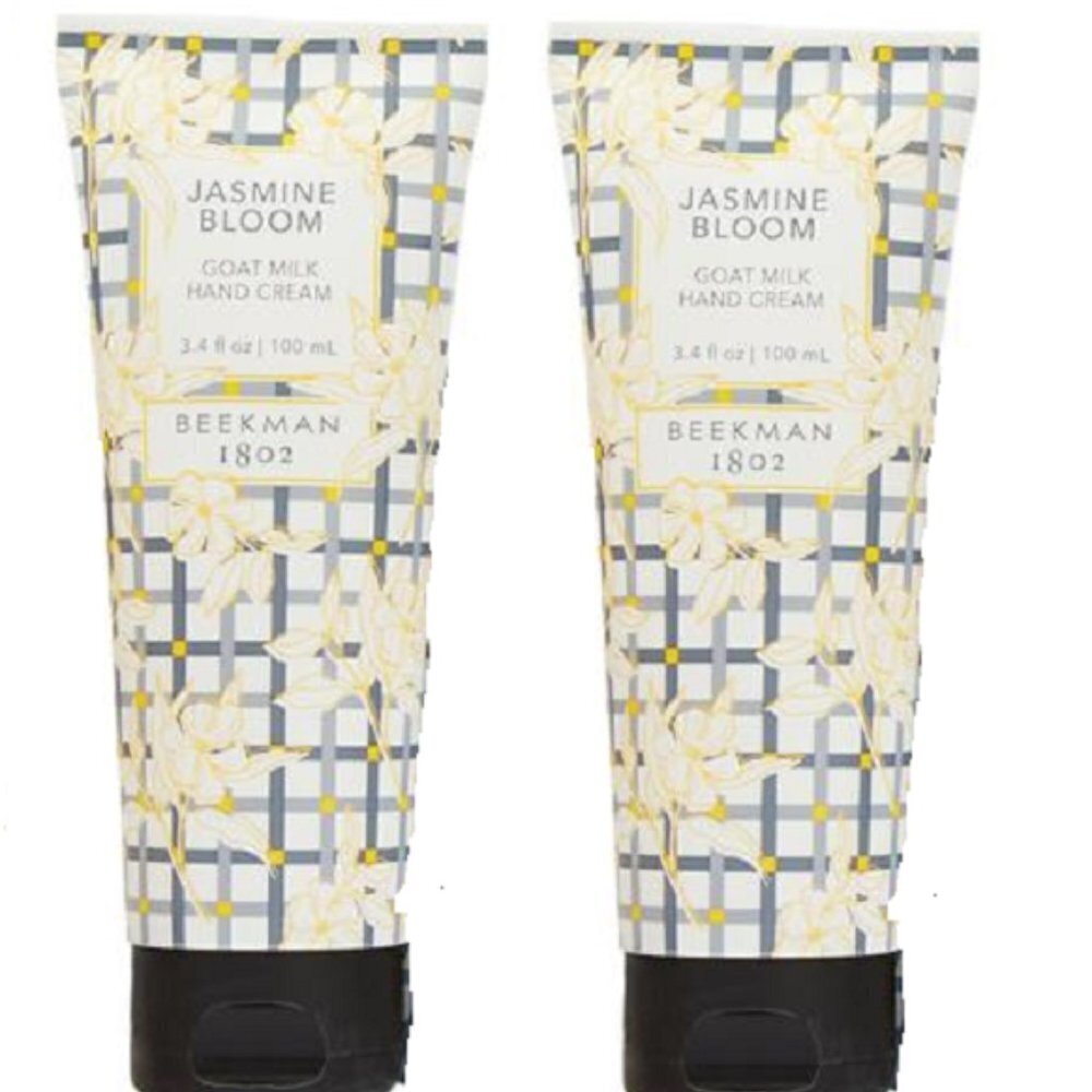2 Beekman 1802 Goat Milk Hand Cream JASMINE BLOOM (3.4 fl. oz each tube) SEALED